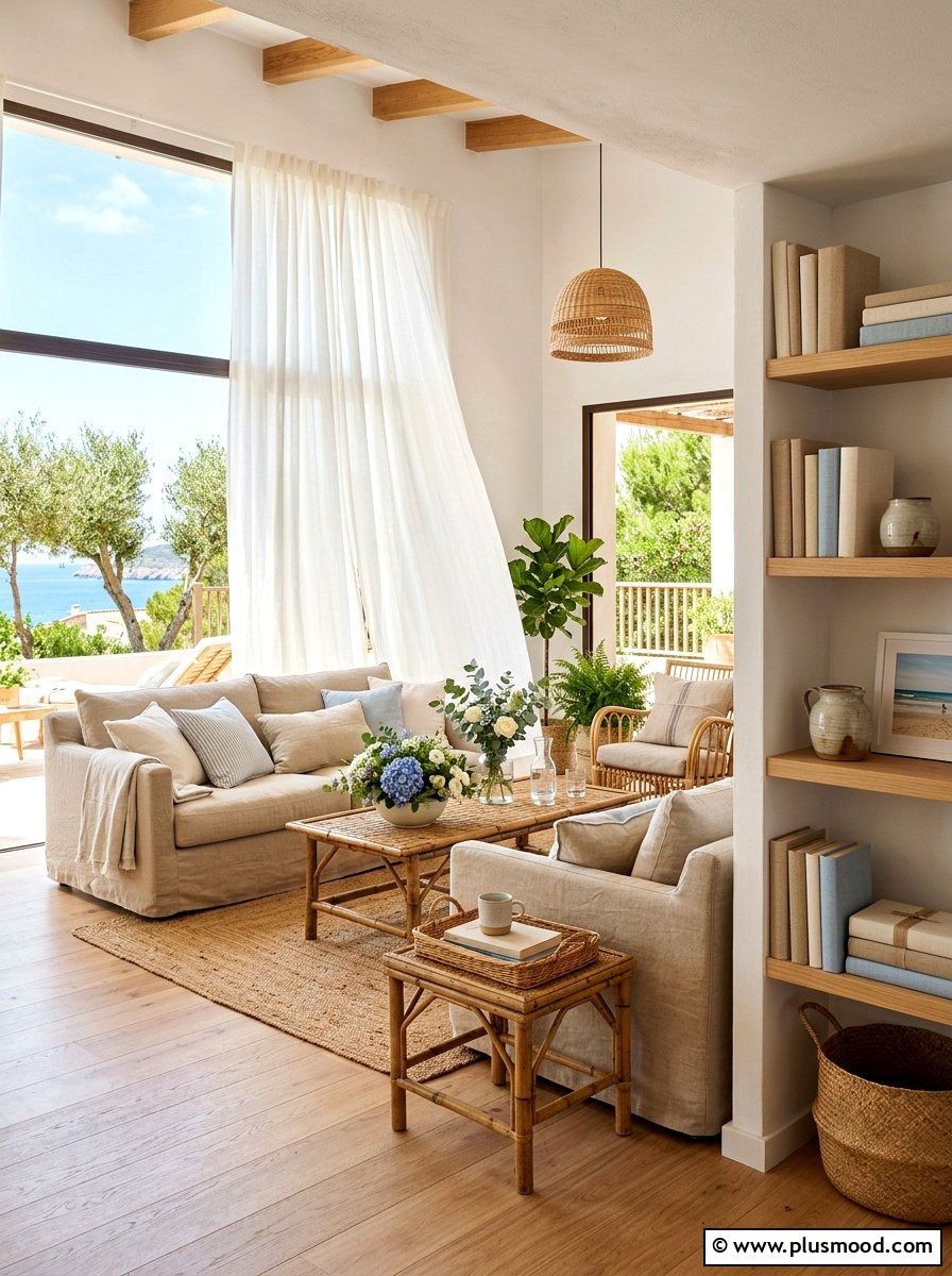 Airy Linen Vibes for Summer Living Spaces