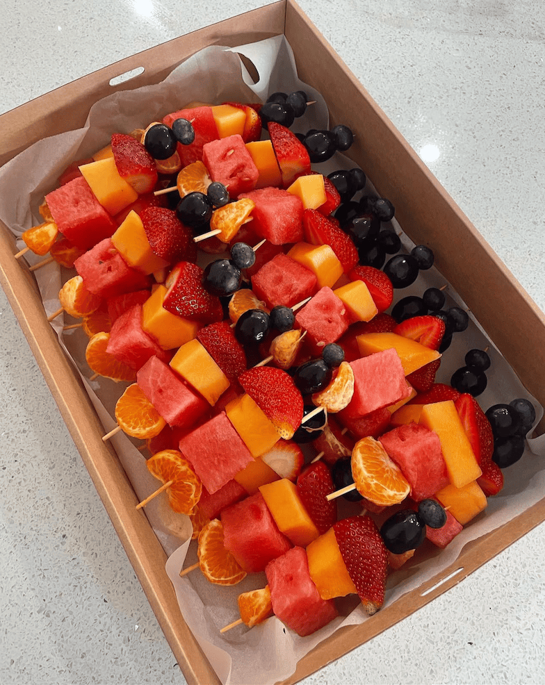 Vibrant Summer Fruit Kabobs