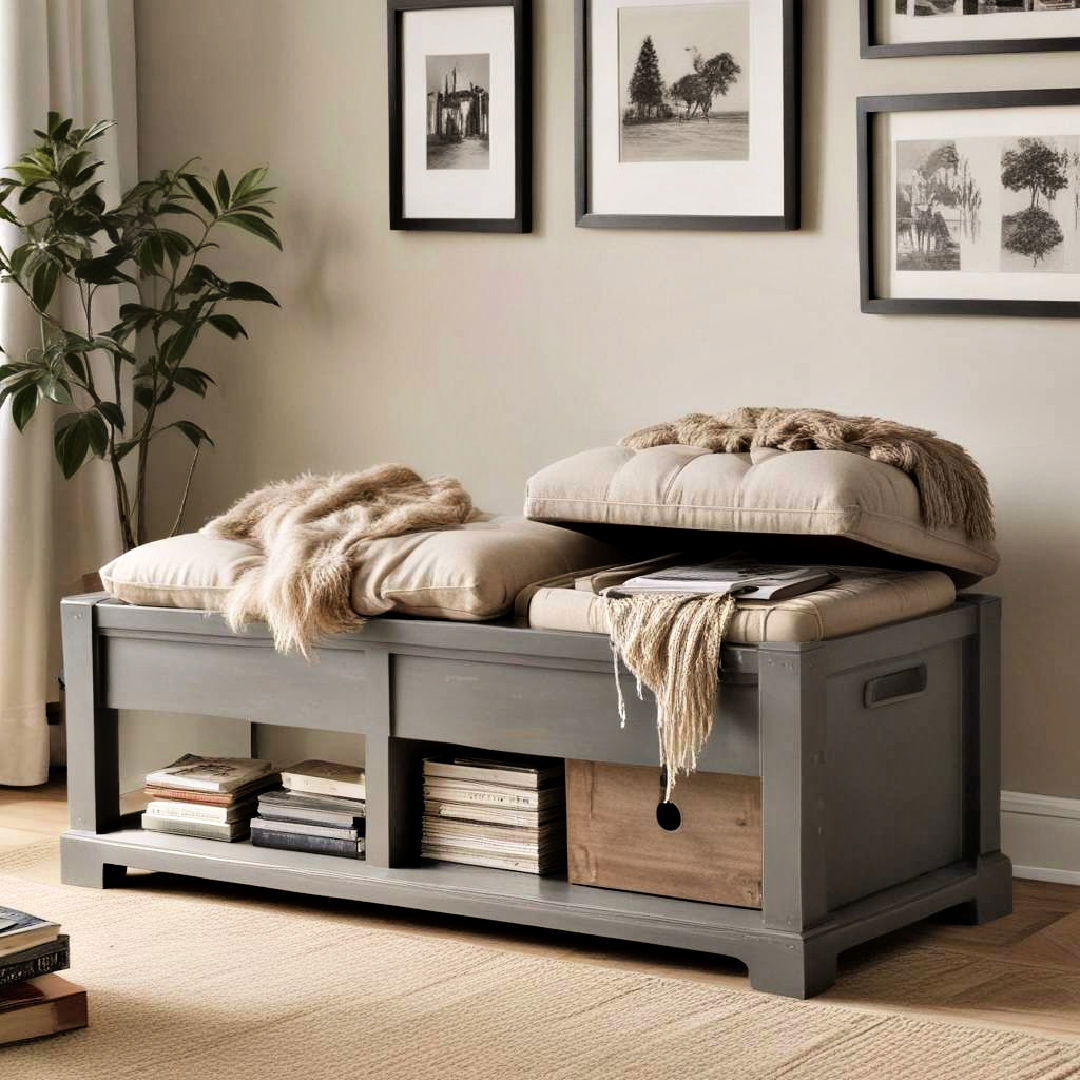 Multi-Use Storage Seating for Your Living Space