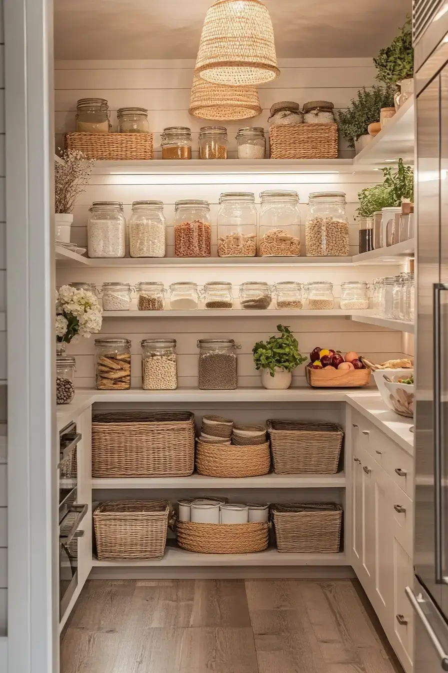 Streamlined Pantry Solutions for Cozy Homes