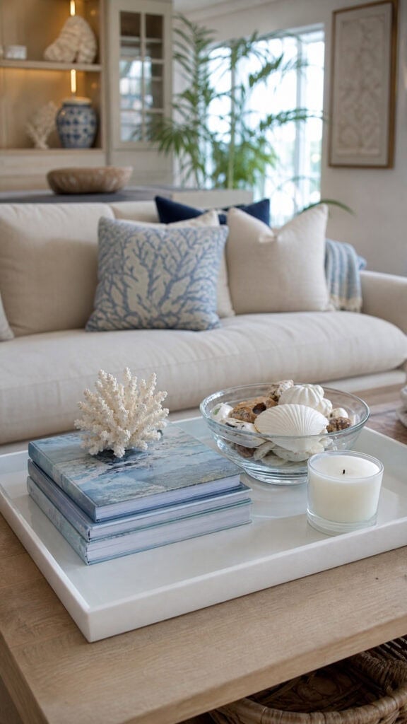 Craft a Charming Seaside Coffee Table Vignette