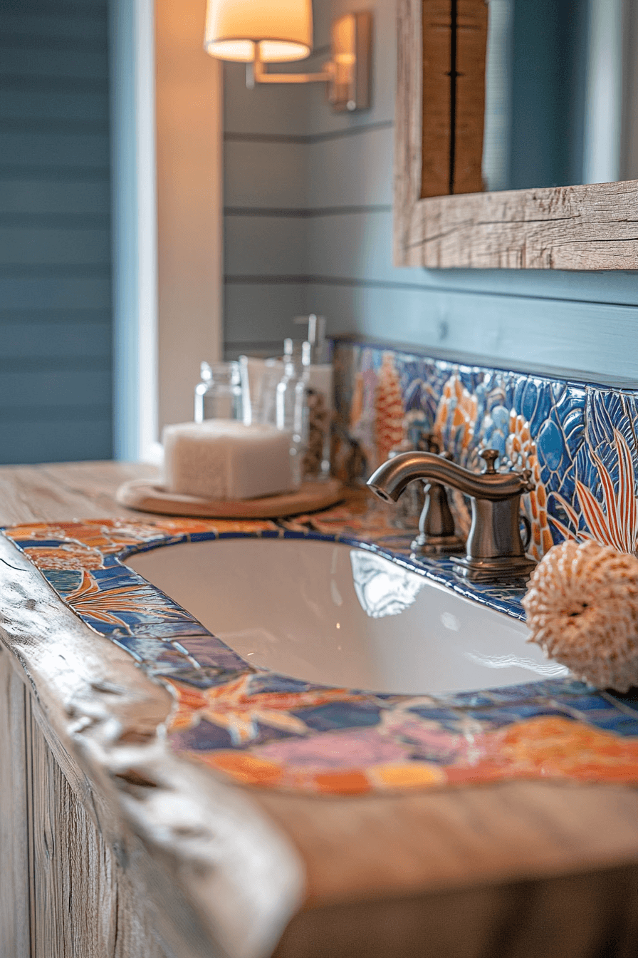 Tidepool Touch Coastal Bathroom
