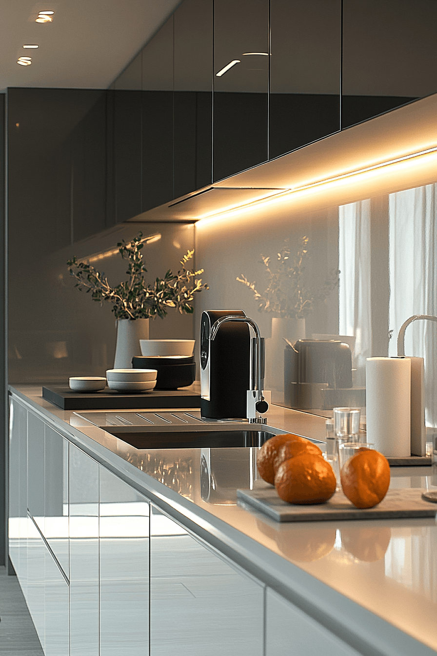 Seamlessly Smart Minimalist Kitchen