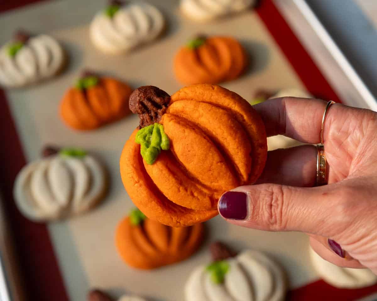 Pumpkin Shaped Cookies