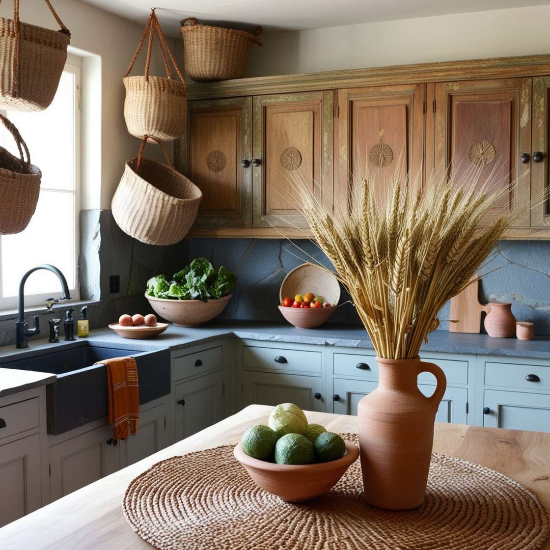 Boho kitchen idea 1