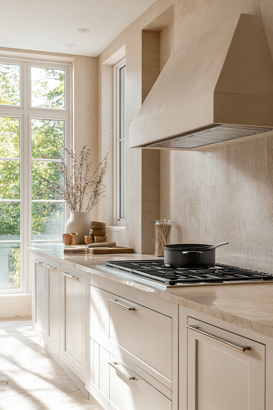 Streamlined Low-Height Kitchen Design