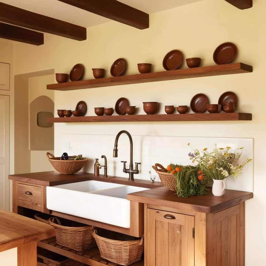 Boho kitchen idea 12