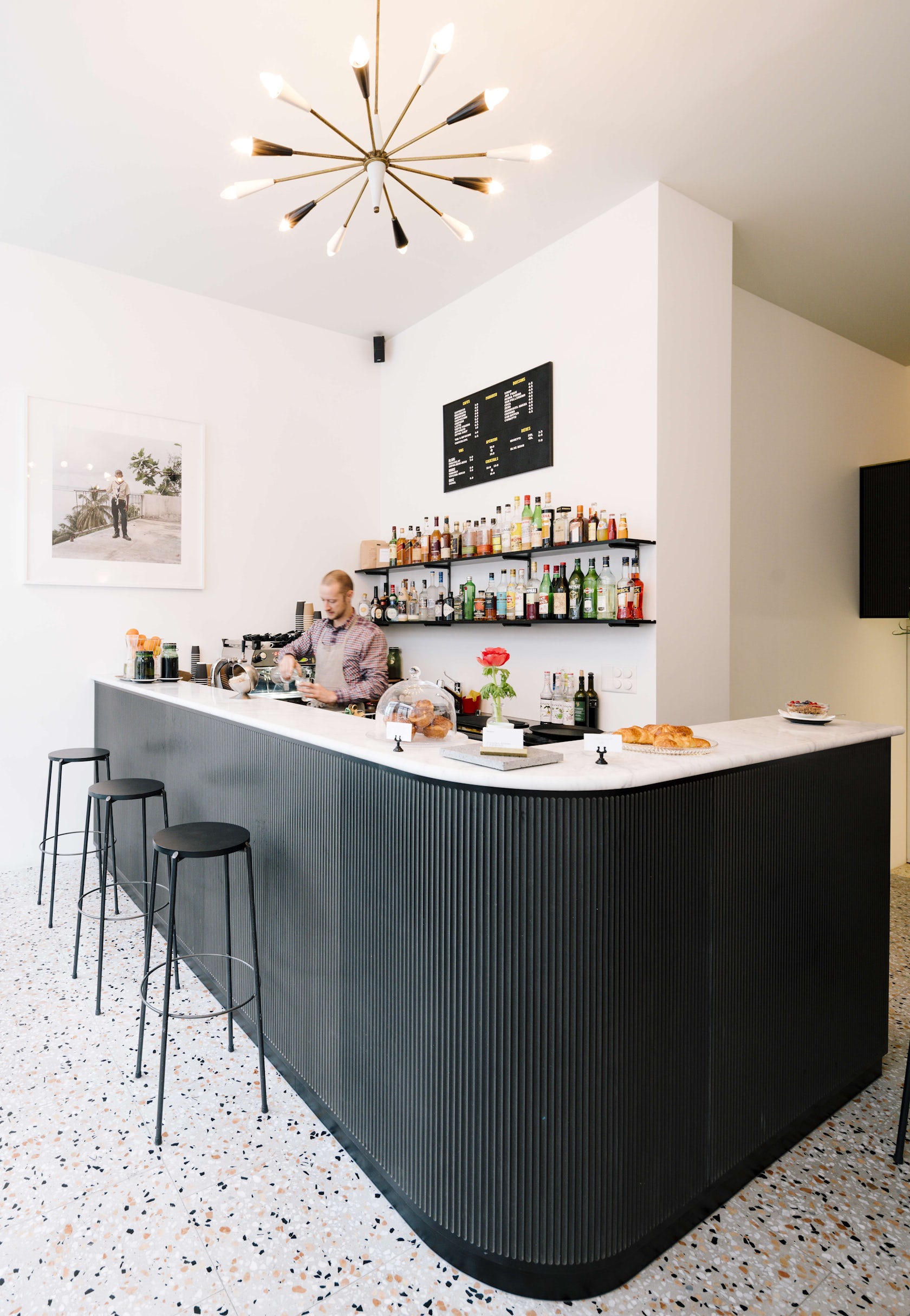 Serene Coffee Corner Oasis