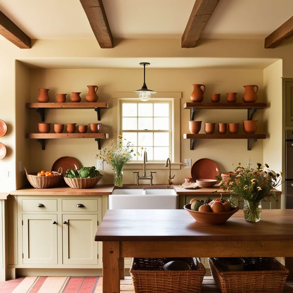 Boho kitchen idea 3