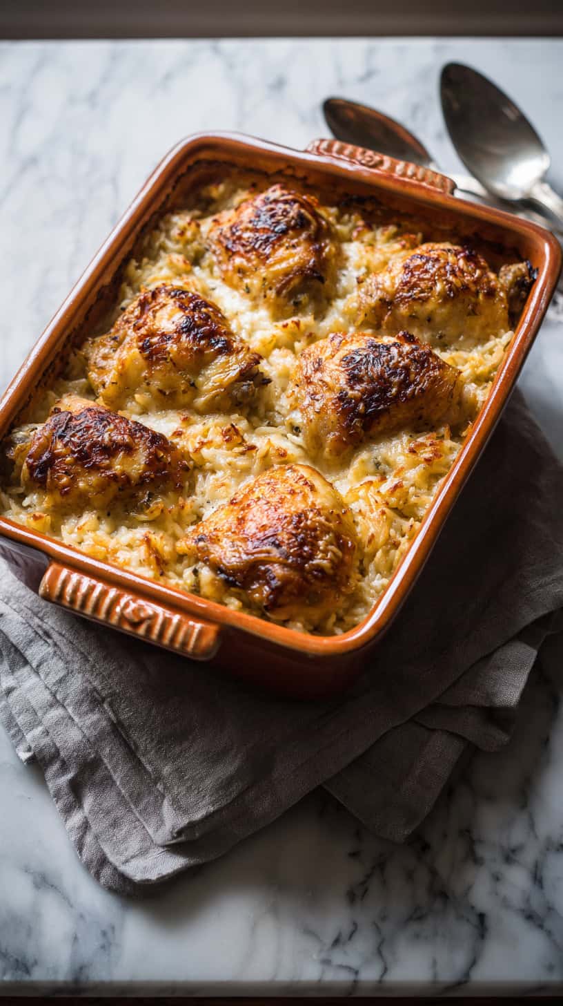 Cheesy Chicken and Rice