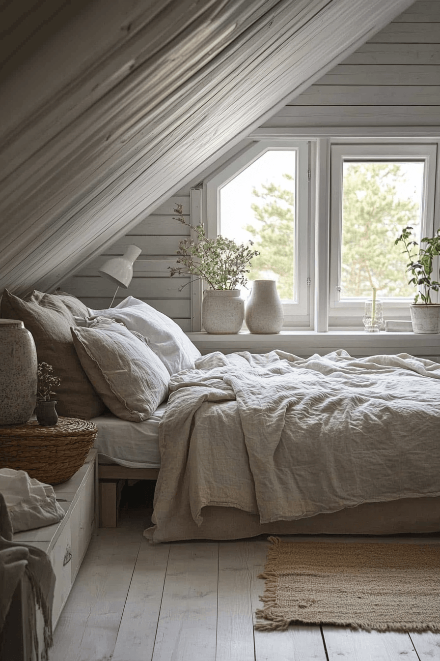 Nordic Serenity Attic Retreat