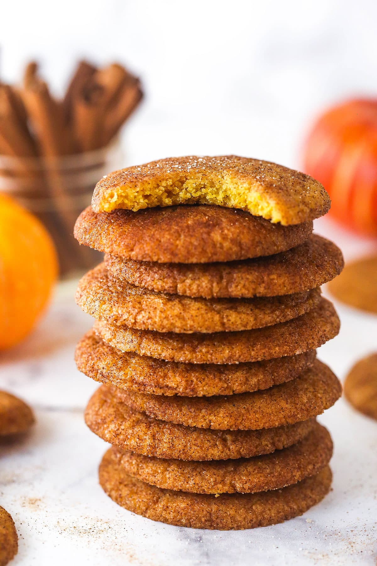Pumpkin Snickerdoodle Cookies