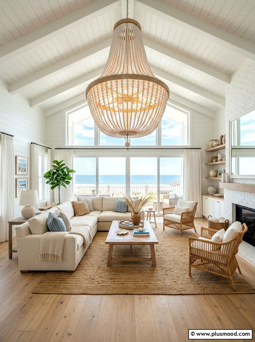 Seaside-Inspired Chandelier Elegance