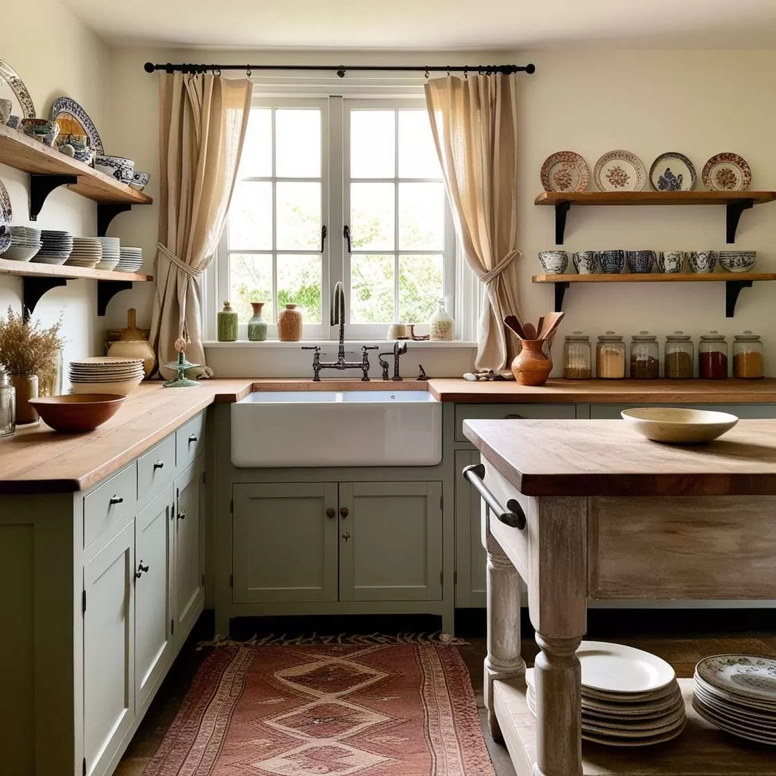 Boho kitchen idea 10