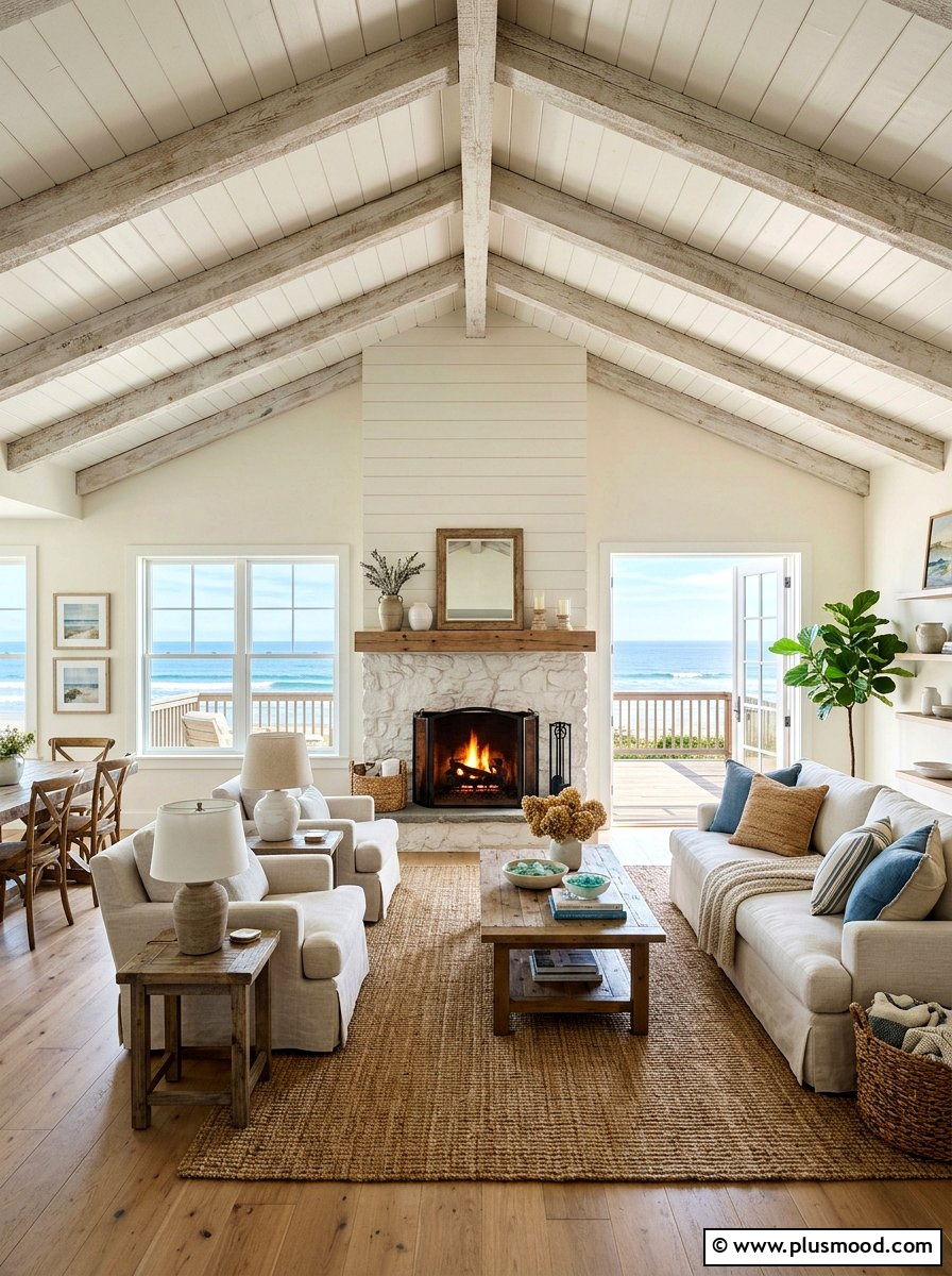 Charming Rustic Ceiling Beams