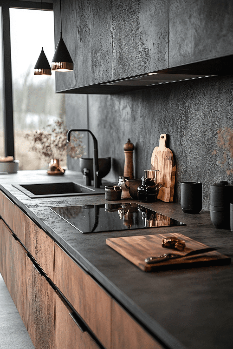 Urban Concrete Chic Kitchen