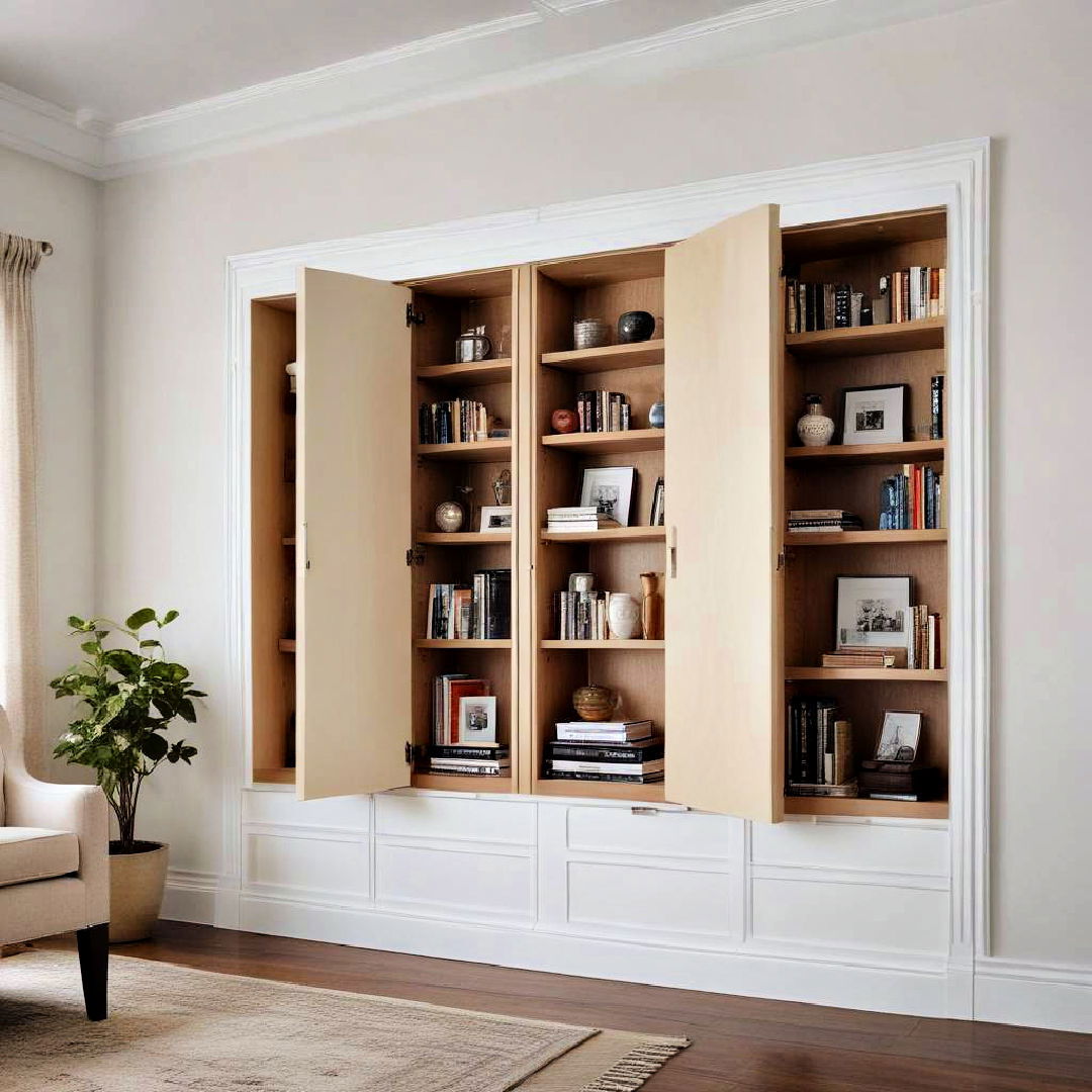 Seamless Storage with Concealed Cabinets