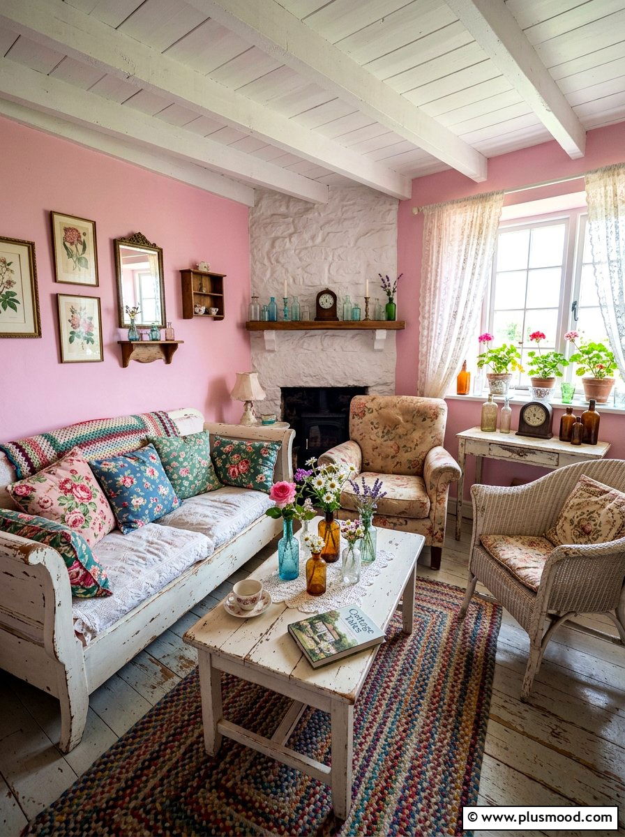 Charming Vintage Cottage Summer Lounge