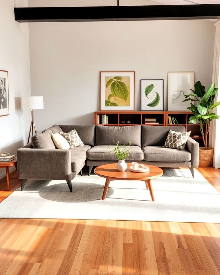 Opt for a Compact Sectional Sofa