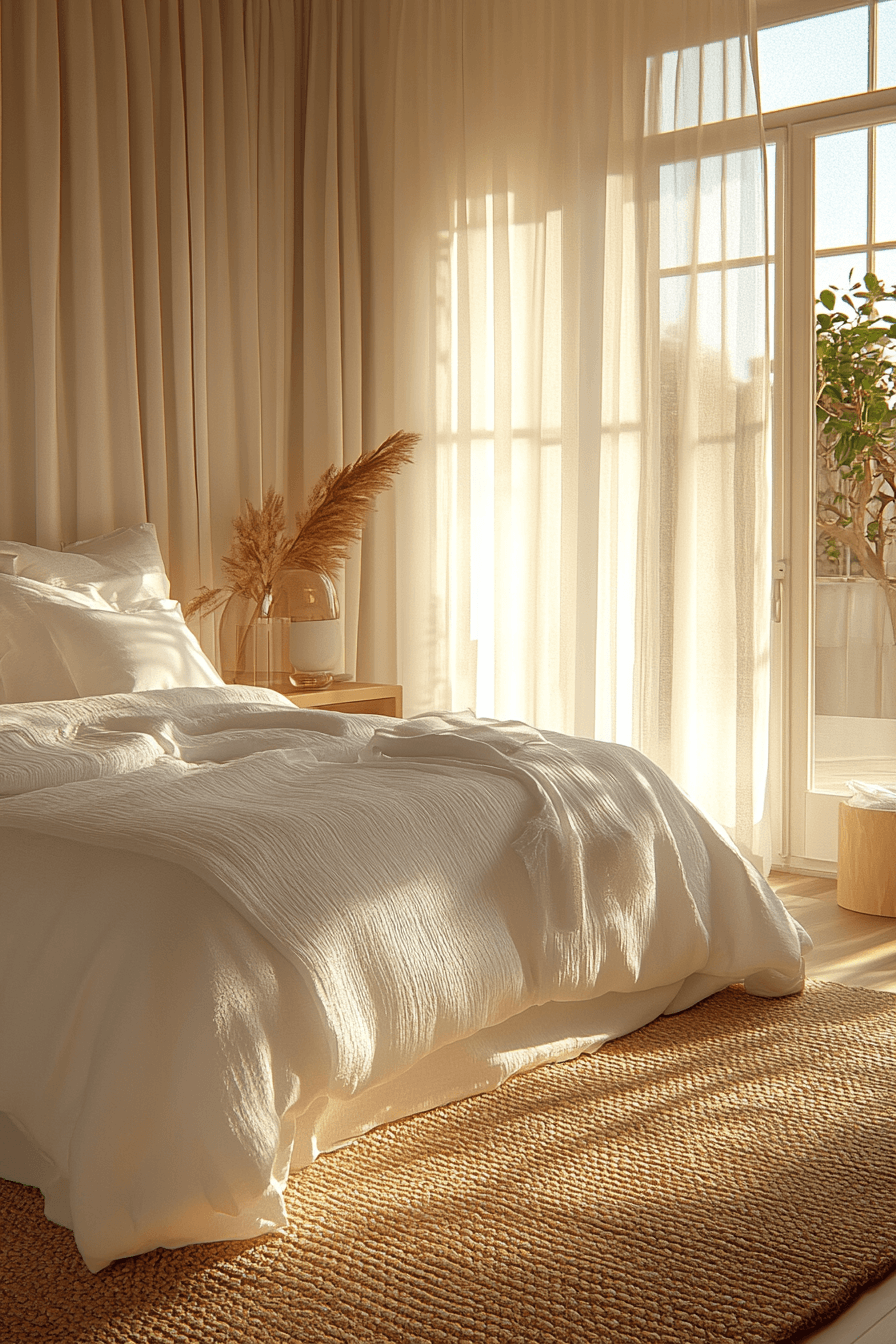Sunlit Serenity: Crafting a Warm and Airy Bedroom