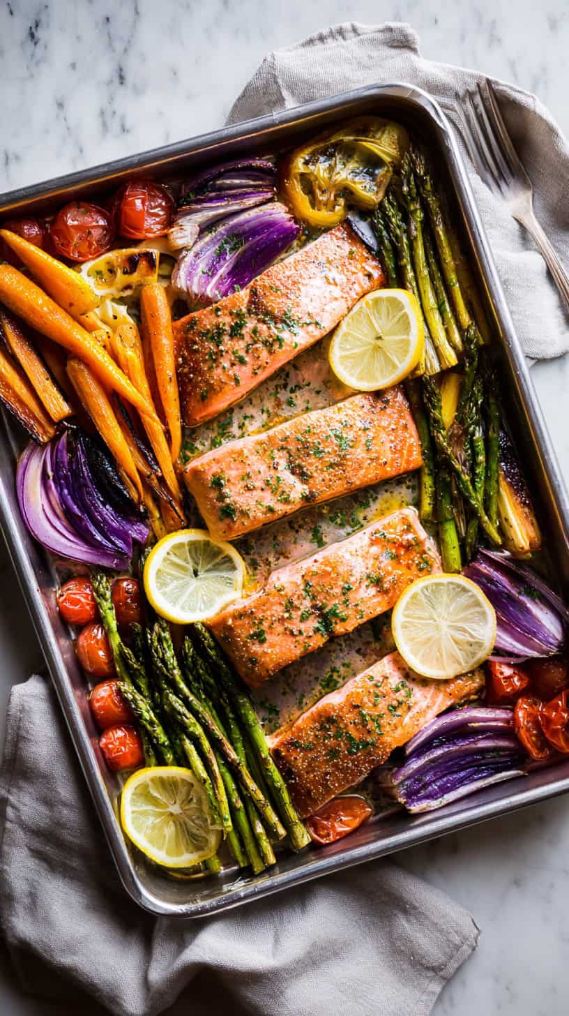 Salmon Sheet Pan Supper