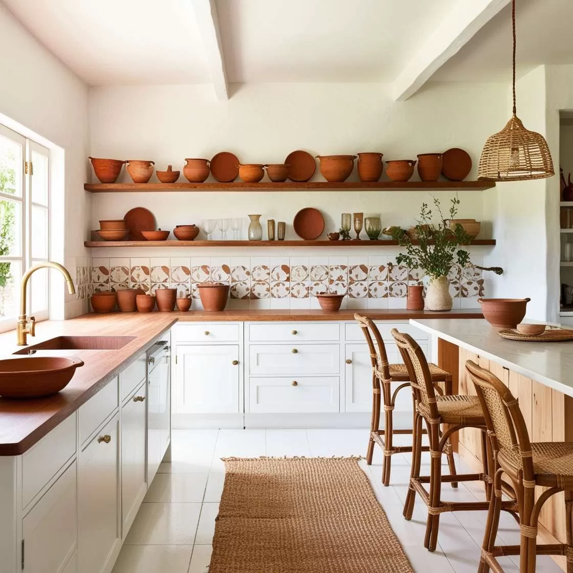 Boho kitchen idea 4