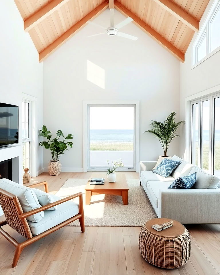 Minimalist Beach Elegance with Nordic Flair
