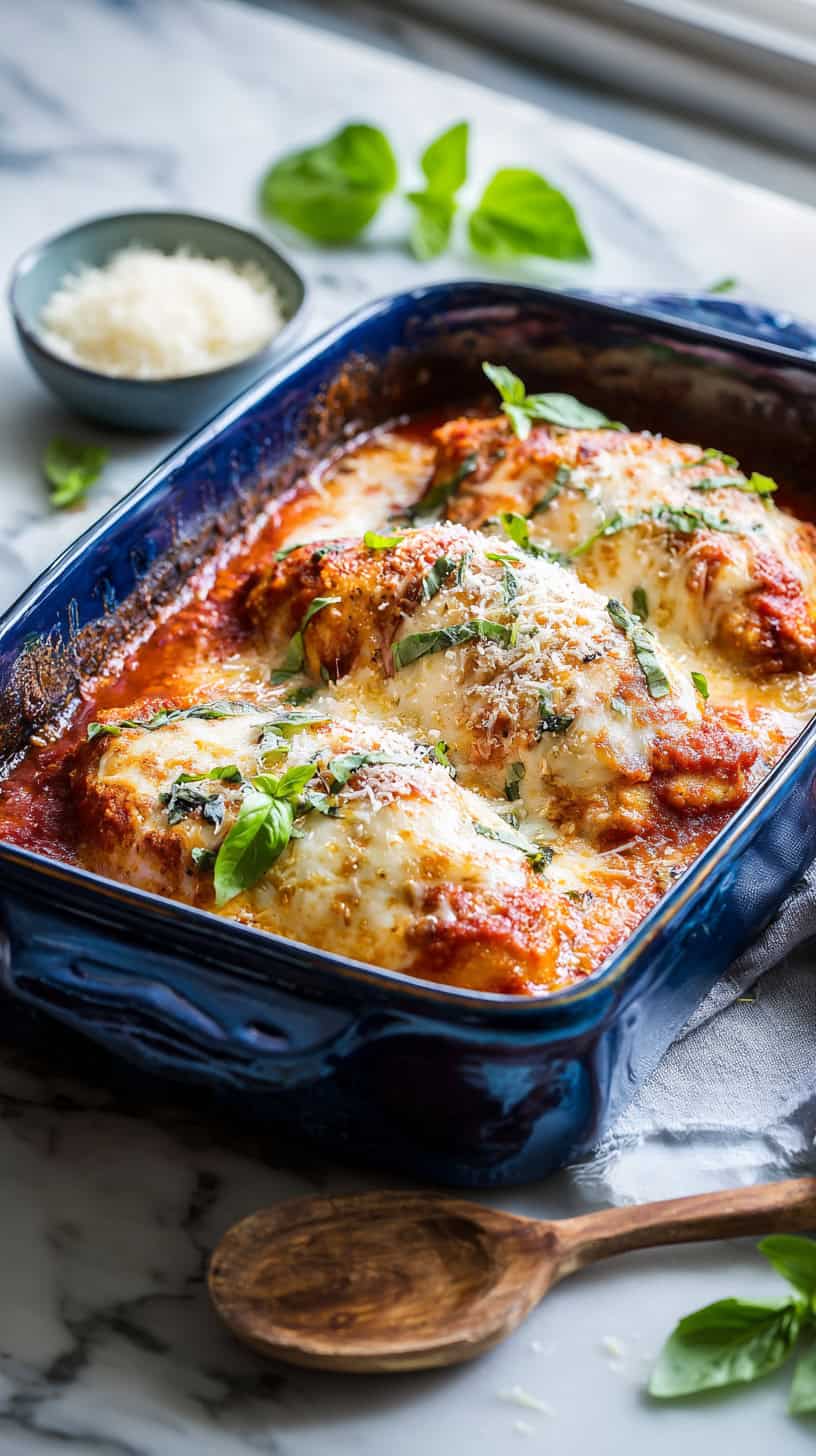Italian Chicken Parmesan Bake
