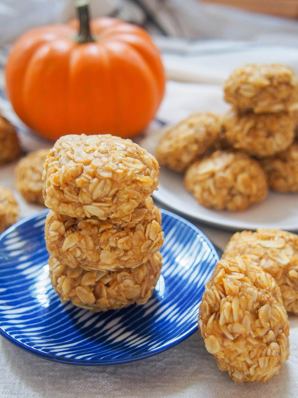 No Bake Pumpkin Cookies