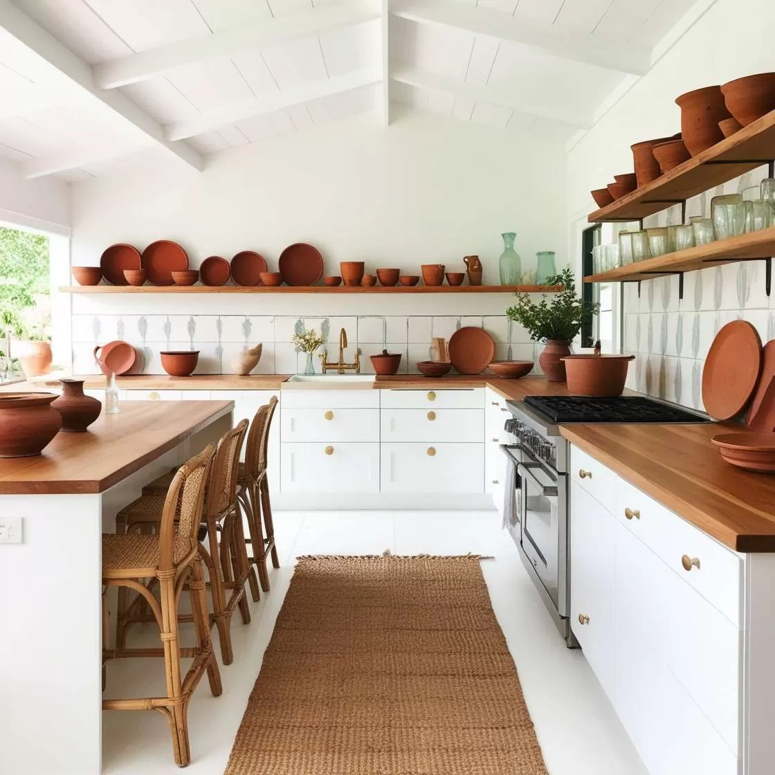 Boho kitchen idea 11