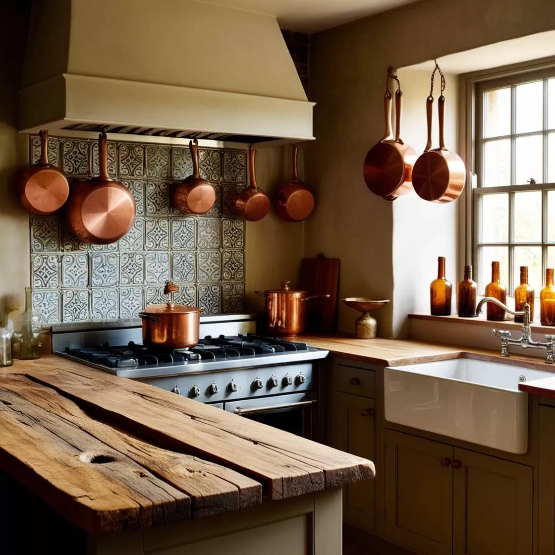 Boho kitchen idea 22