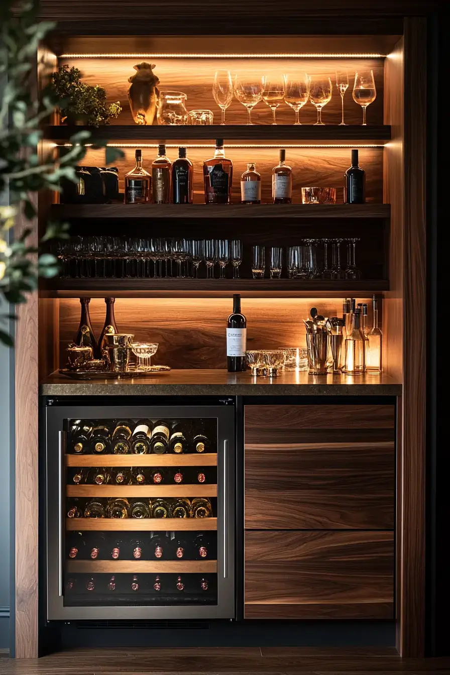 Chic Compact Bars: Elevate Small Space Entertaining