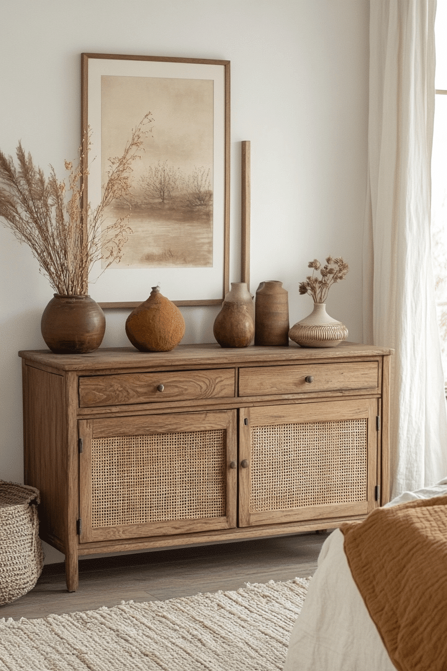 Timeless Texture with Woven Cane
