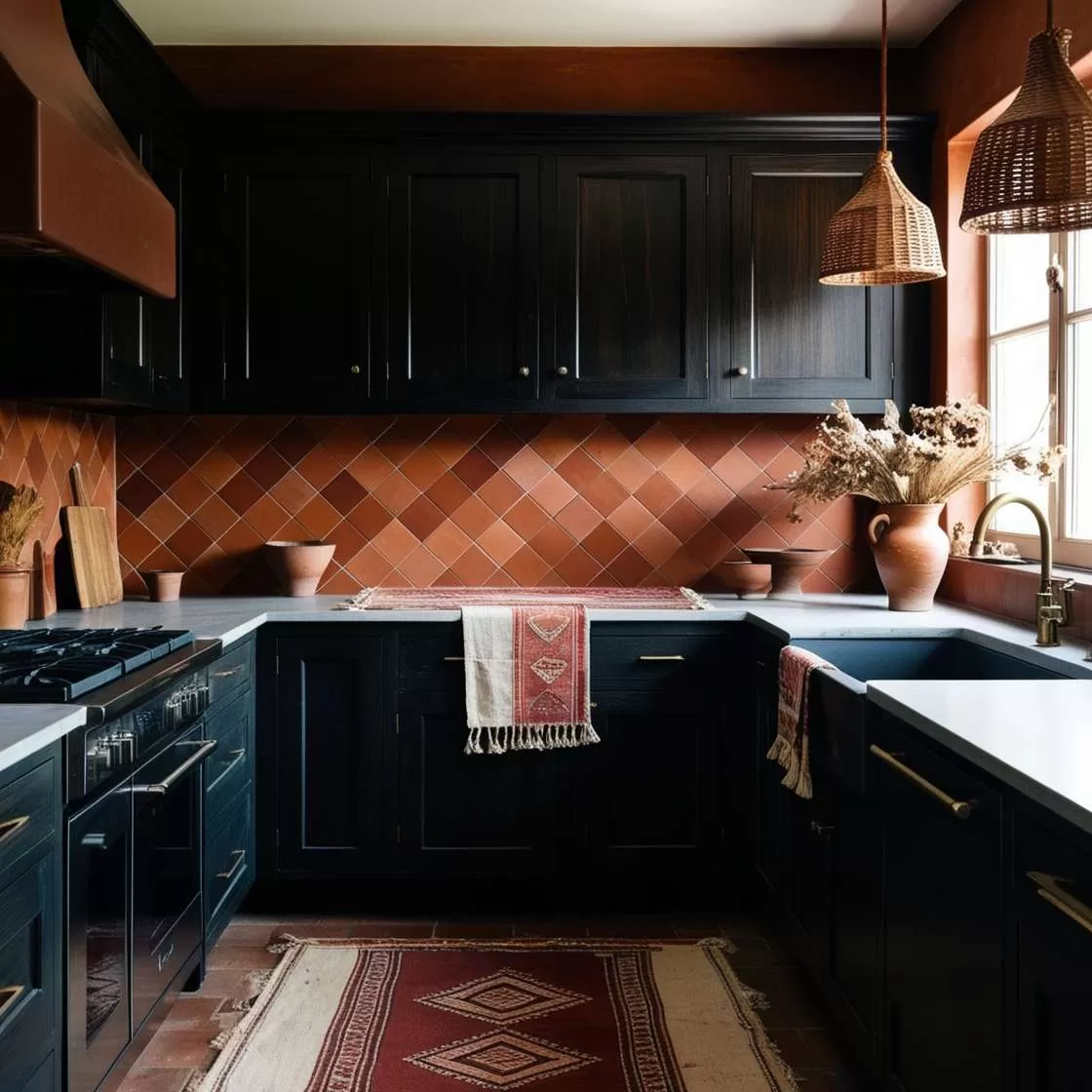 Boho kitchen idea 9