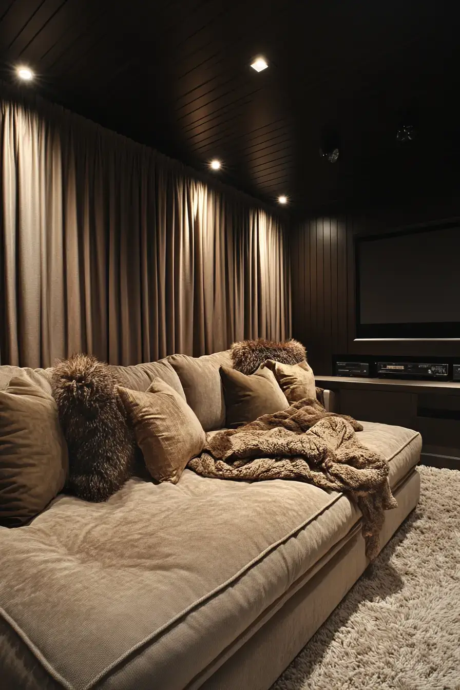 Intimate Entertainment Corners for Compact Living