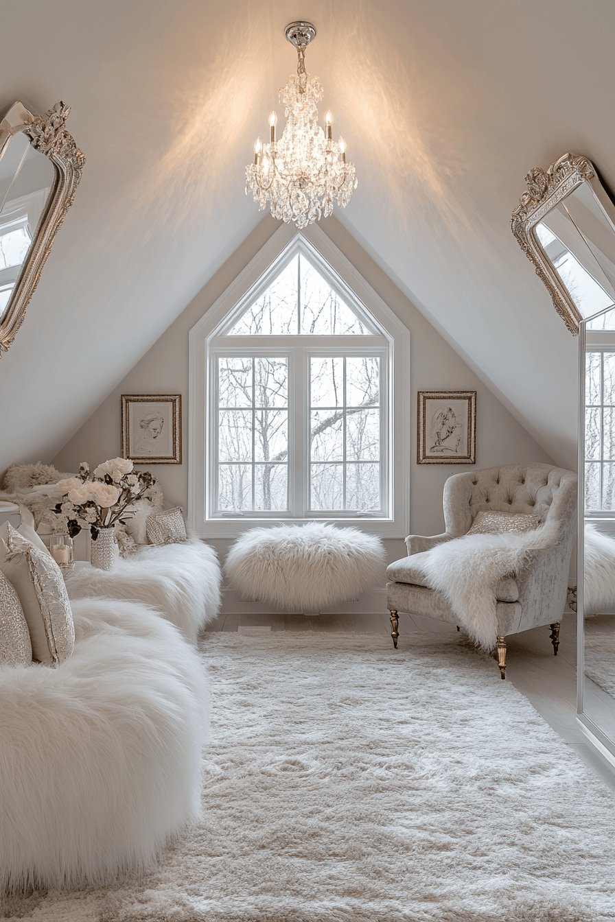 Chic Glamour Attic Retreat