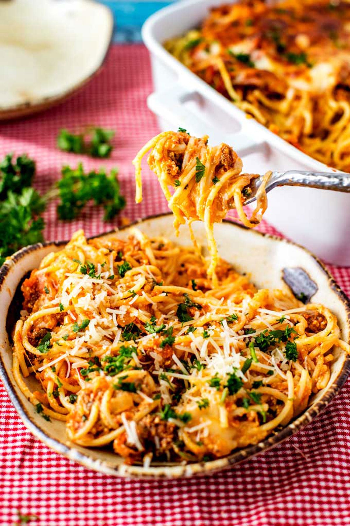 Spaghetti and Meat Sauce