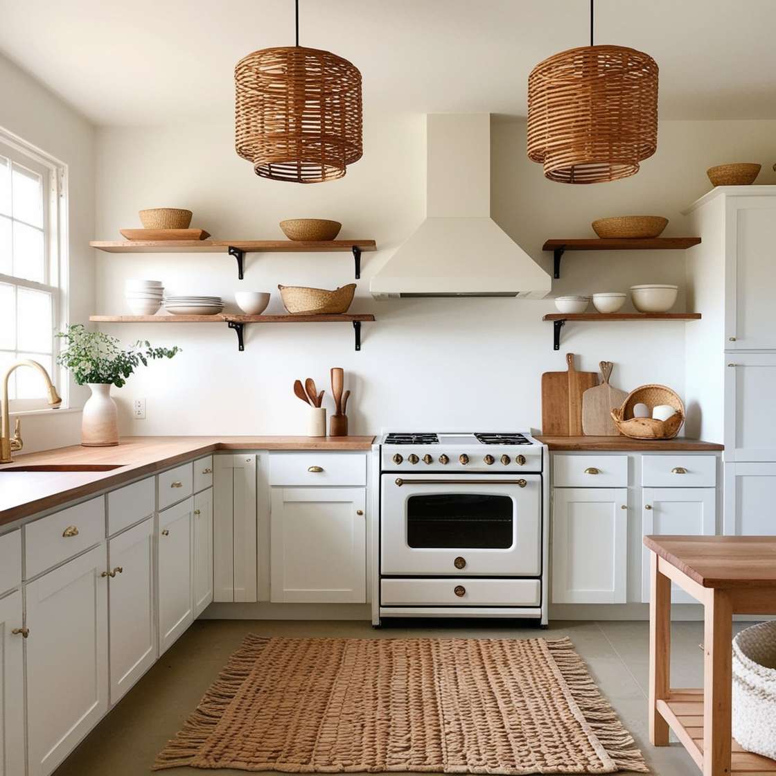 Boho kitchen idea 7