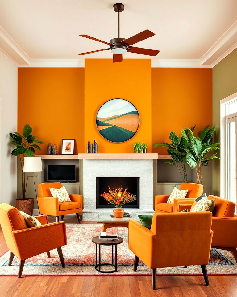 Experiment with Bold Accent Colors