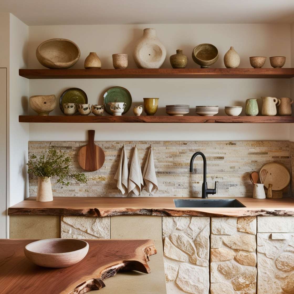 Boho kitchen idea 25