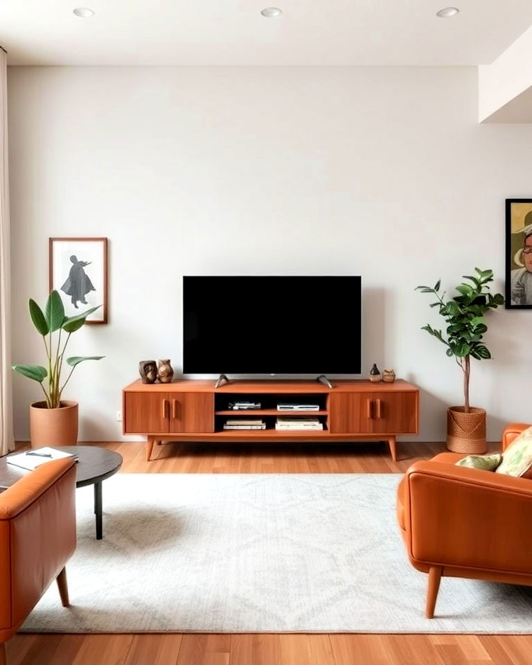 Opt for a Sleek Entertainment Center